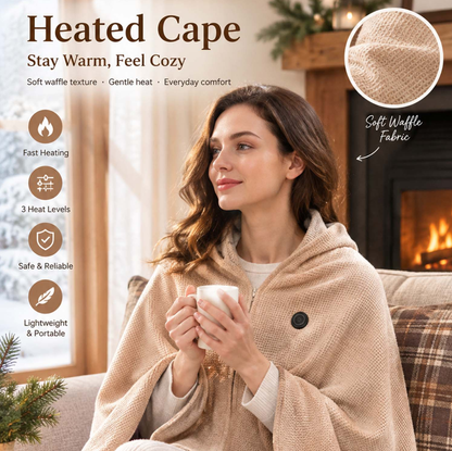 🔥 Last Day 52% Off!🔥Portable USB Electric Heated Blanket Perfect for Outdoors or the Office. Use as a Single-Person Throw, Wrap, or Lap Blanket.