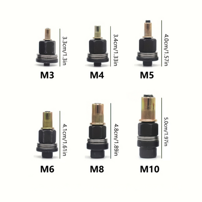 🔥Limited Time 50% Off✨Head Rivet Nut Tool, M3 M4 M5 M6 M8 M10 Rivnut Kit
