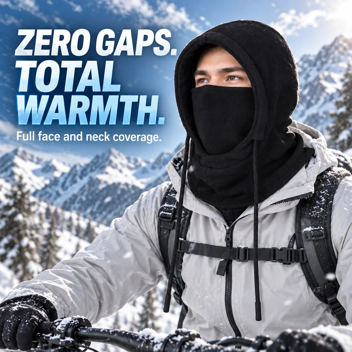 3-in-1 Thermal Winter Balaclava & Windproof Fleece Hood ❄️