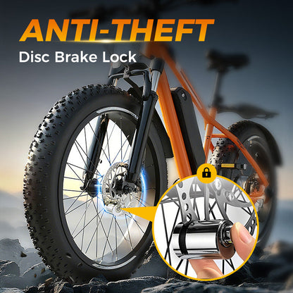 🔒 Anti-Theft Disc Brake Lock – Heavy-duty steel & quick fit ✨