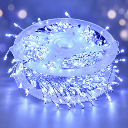 🎄 Premium Snake Bone Fairy Lights - Warm LED Christmas Tree Decor