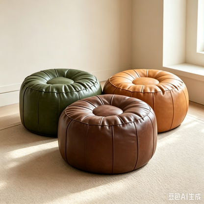 🥳2026 BESTSELLER🔥 Round Storage Ottoman – Intricate Floral Embroidery, Hidden Compartment – Comfortable Extra Seating – Premium Durable Material! 🛡️💨