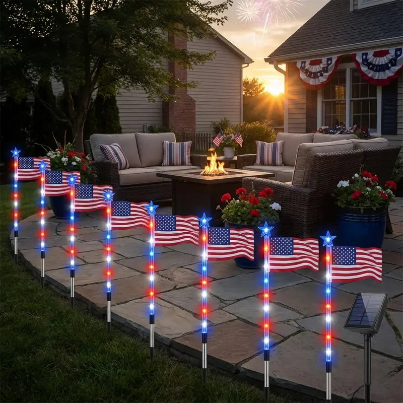 ✨Solar Flag Lights - 8 Pcs