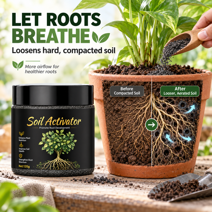 🪴 All-in-One Organic Soil Activator for Thriving Roots & Lush Greenery