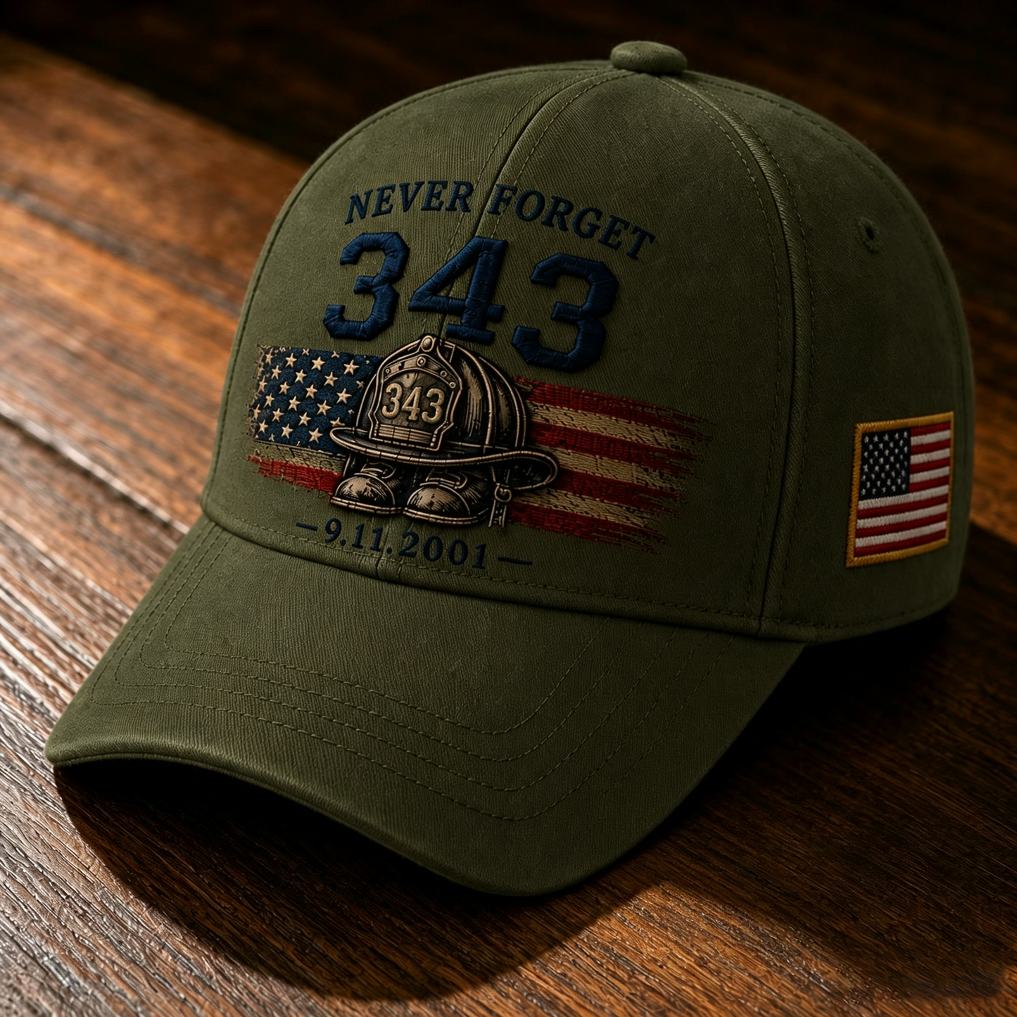 🧢Never Forget 343 Memorial Cap 🎁 Buy the Cap Get the Matching Tribute Coin FREE