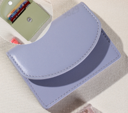 💼 PU Leather Business Card Holder – Slim Magnetic Name Card Case