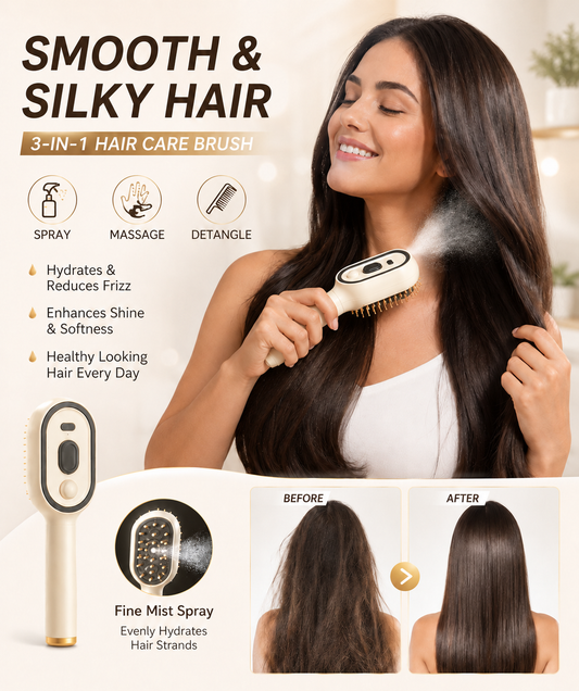🔥LAST DAY 49% OFF-Electric Spray Air Cushion Massage Comb