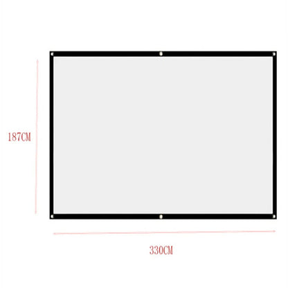⏰📺HD Matte White Projection Screen, Immersive Home Theater🎬🌟