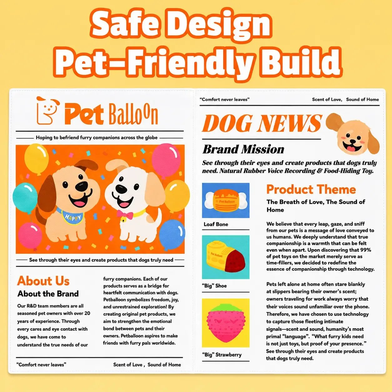 Interactive Newspaper Dog Toy