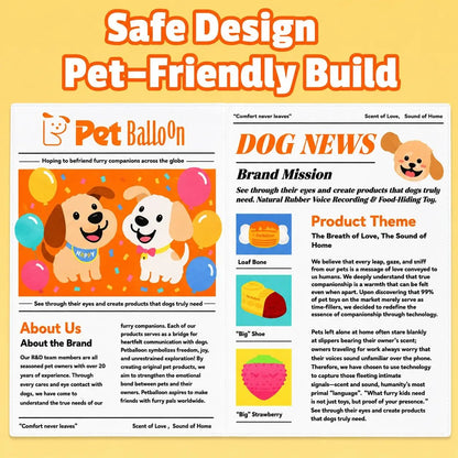 Interactive Newspaper Dog Toy