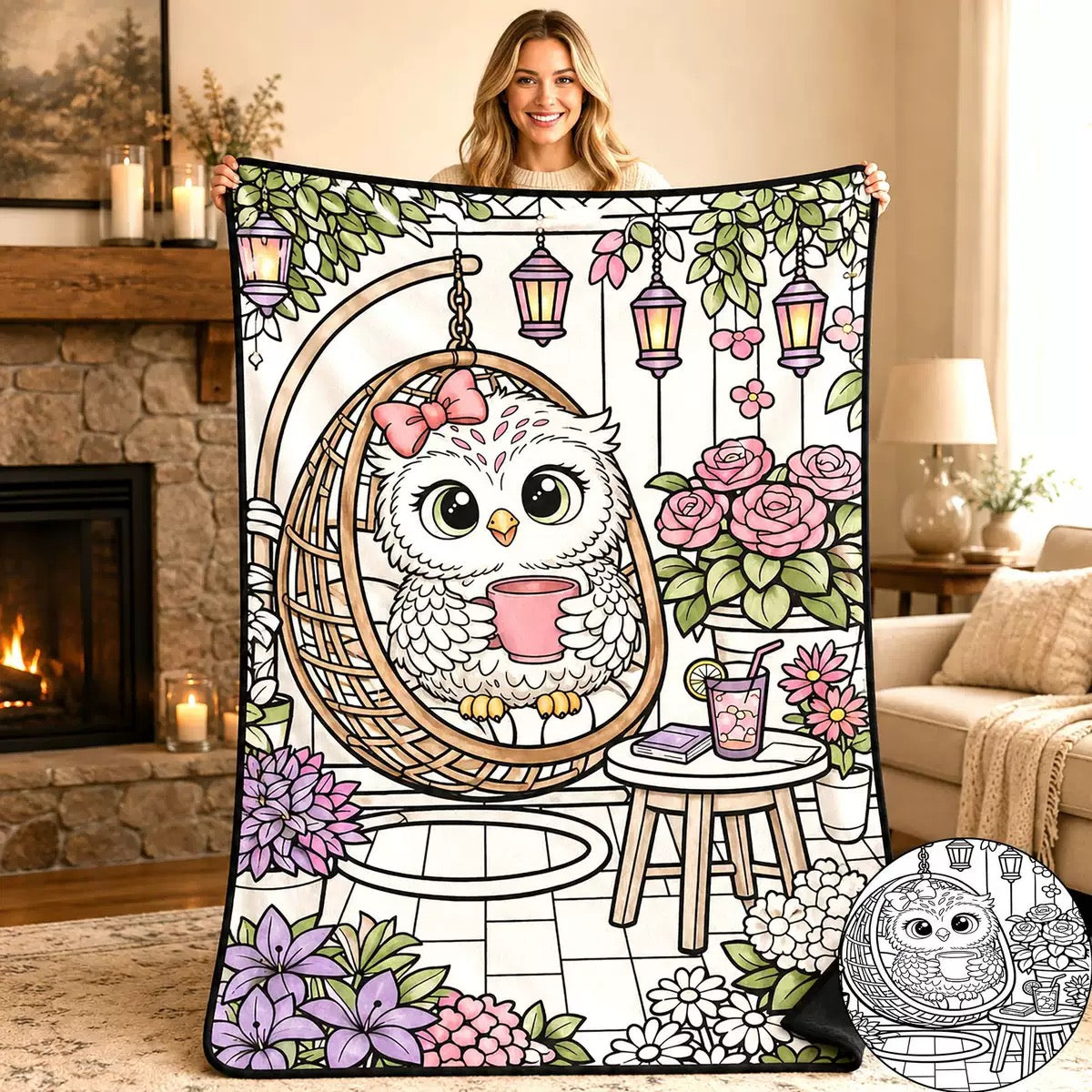 Coloring Blanket🖍️ Color It. Wash It. Repeat It! 🔄✨