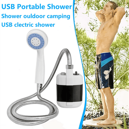 💥Exclusive Offer🚿 Stay Fresh Outdoors✨ Portable Camping Shower with Adjustable Flow – For Easy & Convenient Outdoor Cleaning!