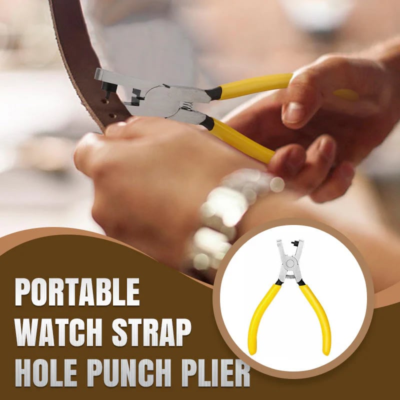 🎉  🔧 Portable Watch Strap Hole Punch Plier