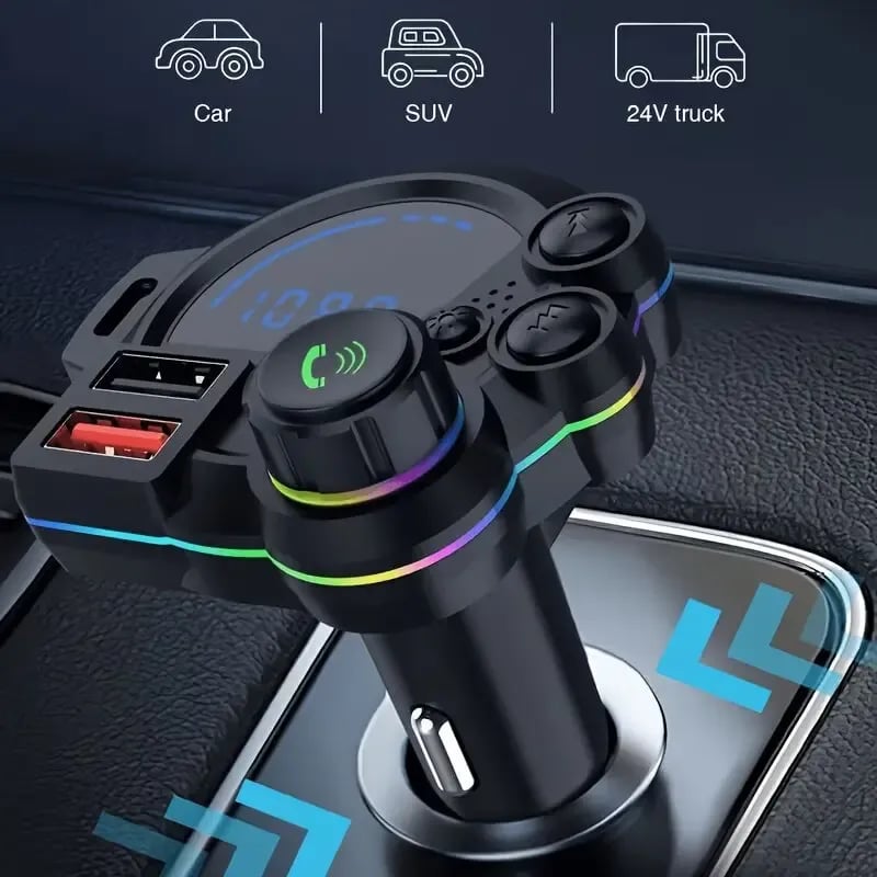 Father’s Day Gift🌹PD 30W Type-C Car Charger & Bluetooth 5.3 FM Transmitter