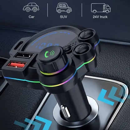 Father’s Day Gift🌹PD 30W Type-C Car Charger & Bluetooth 5.3 FM Transmitter