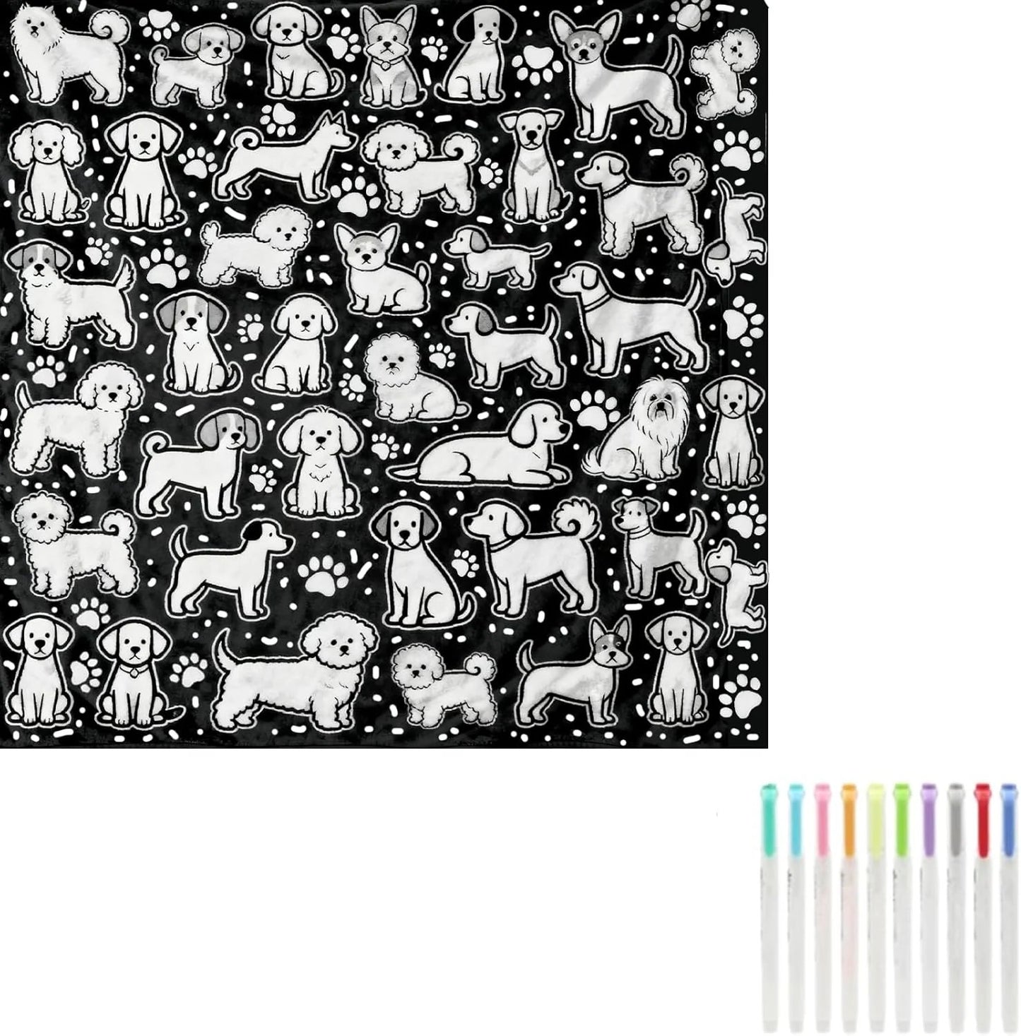 🔥2026 Best Seller🔥The Attention Rebuilder-DIY Coloring Blanket