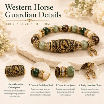 🔥Last Day 50% OFF - 🐎 Western Horse Guardian Crystal Bracelet Collection