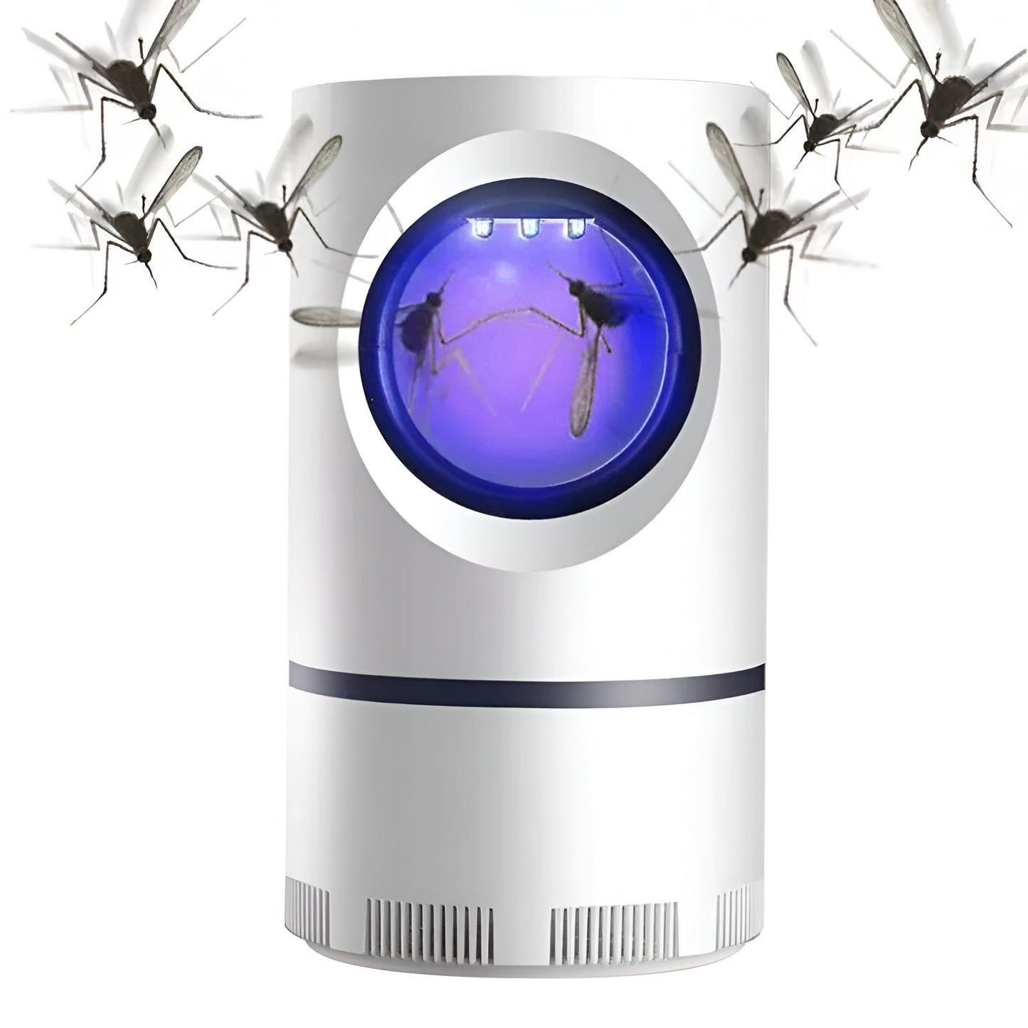 🔥UV Light Mosquito Trap Lamp, Ultra Quiet 30dB Insect Catcher with Strong Suction