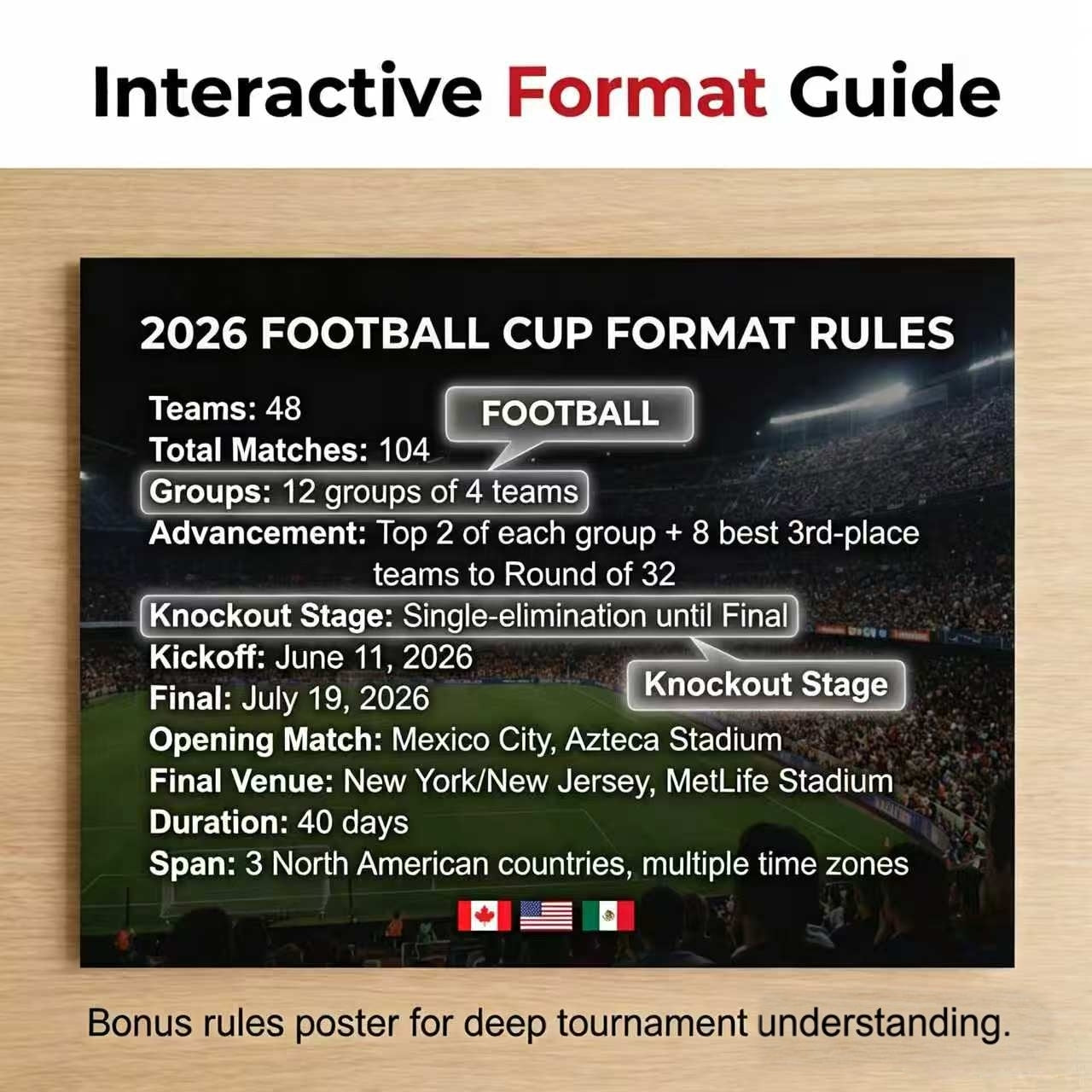 🗓️ ⚽ 2026 Football Cup Poster Set – Don't Miss a Match!