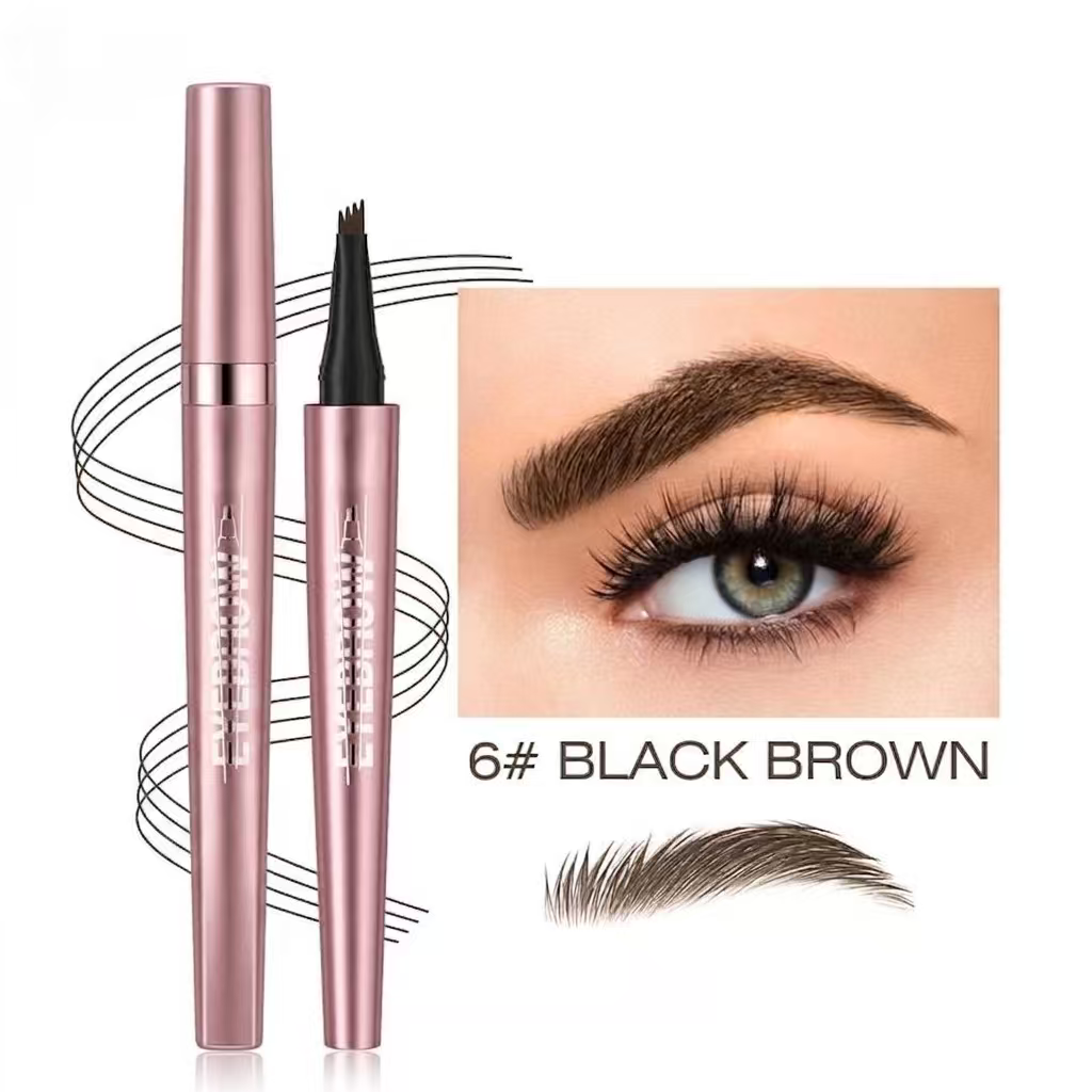 🖌️ Waterproof Micro-Fork Brow Pencil – Natural Hair-Like Brows