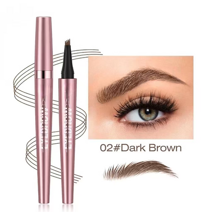🖌️ Waterproof Micro-Fork Brow Pencil – Natural Hair-Like Brows