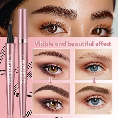 🖌️ Waterproof Micro-Fork Brow Pencil – Natural Hair-Like Brows
