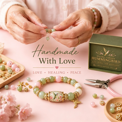🌿 Love, Peace & Spring Blessings 💖 | 2026 Limited Edition Bracelet - With Gift Box