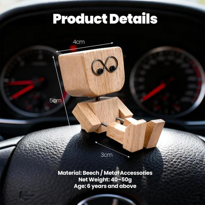 🔥Last Day 50% OFF🔥Shaking Wooden Man Ornament