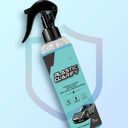 🔥 Car Plastic Restorer, Quick Polish for Color Restoration & Protection on Car Panels, Tires & Dashboards, Easy to Use, Long-Lasting Protection, Car Detailing Products 🚗✨