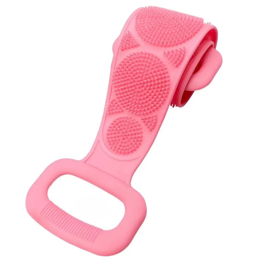 Silicone Bath Brush – Double-Sided Exfoliating Back Scrubber