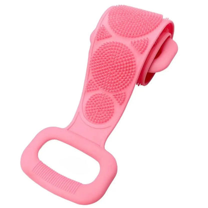 Silicone Bath Brush – Double-Sided Exfoliating Back Scrubber