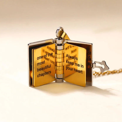 🔥HOT SALE🔥For Granddaughter and daughter - The Most Beautiful Chapter Book Necklace