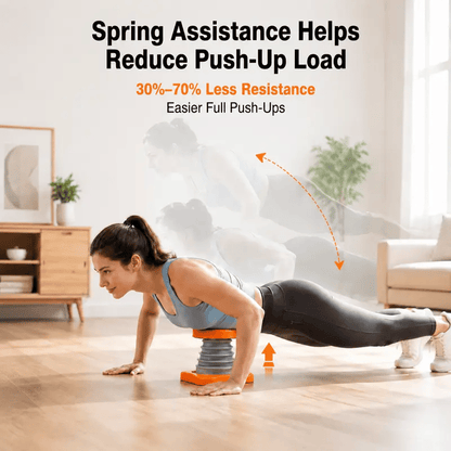 💪 SPRING‑LOADED PUSH‑UP BOOST TRAINER | HOME GYM FOR BEGINNERS