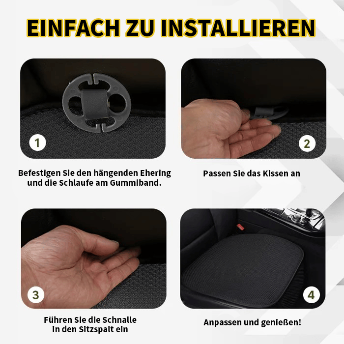 🔥Atmungsaktive und rutschfeste Autositzbezüge aus Eisseide!