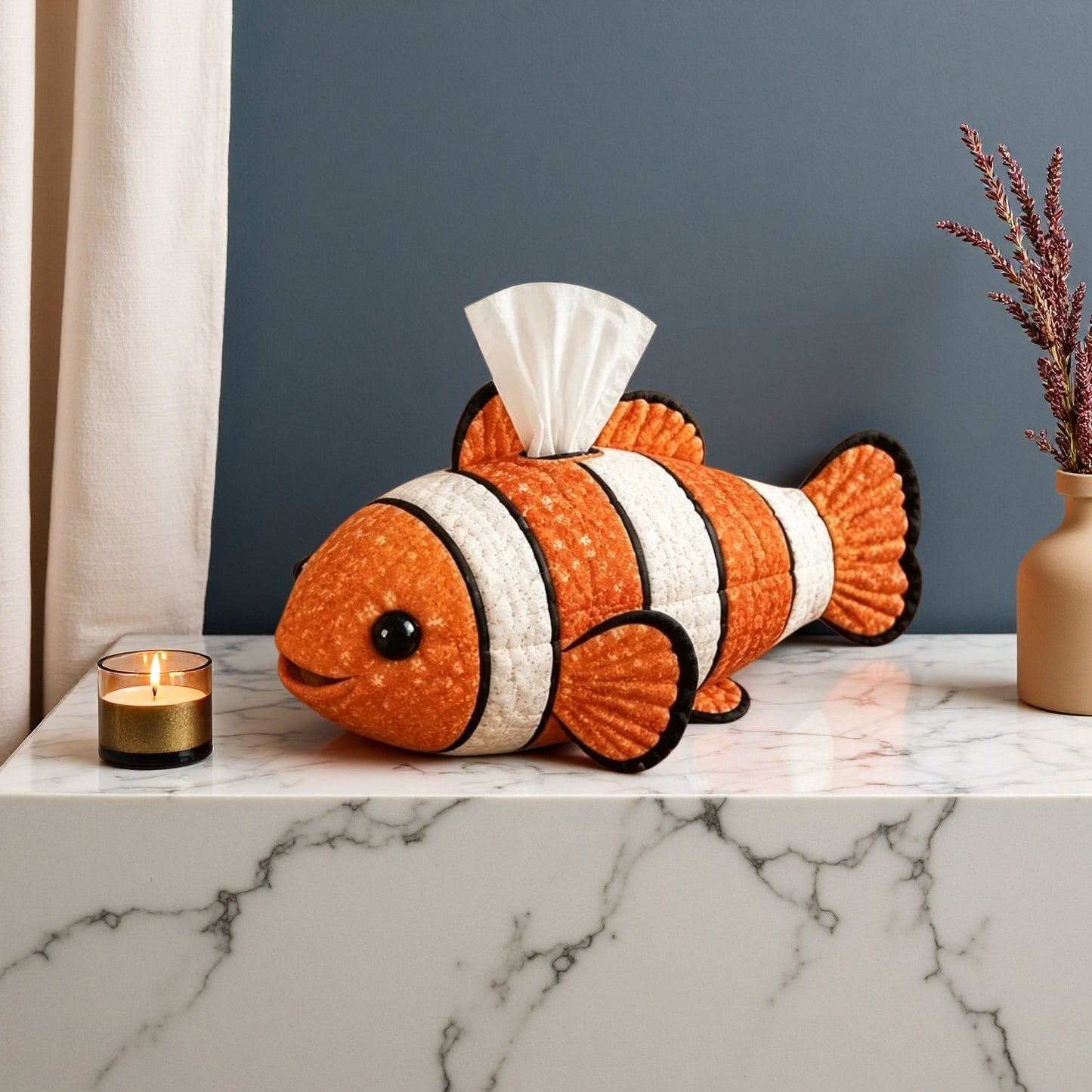 🎉🧵 "Clever Hands" Ocean Animals DIY Tissue Box Craft Kit