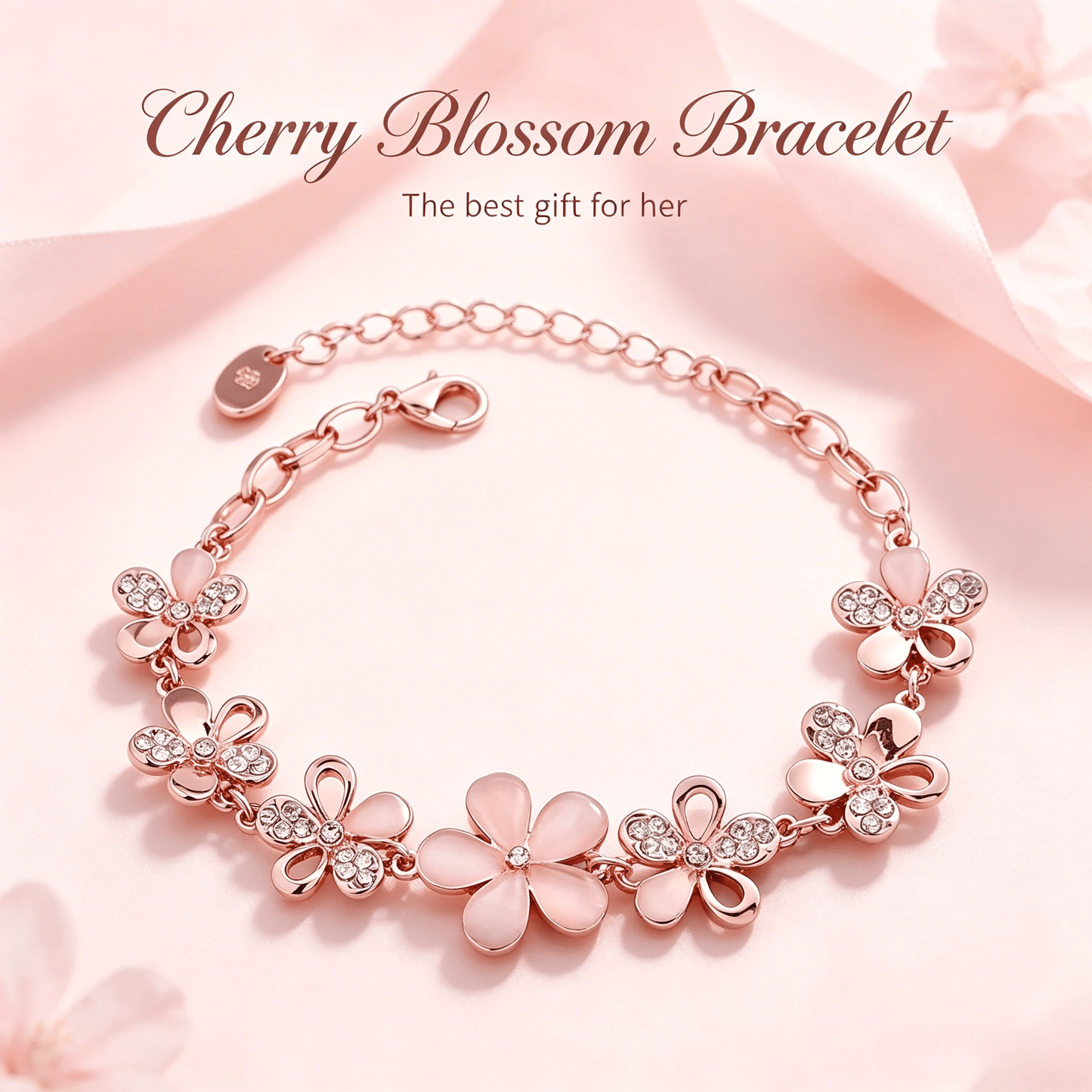 🌸Cat's Eye Cherry Blossom Bracelet🌸