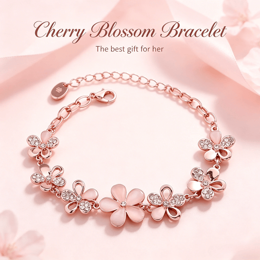 🌸Cat's Eye Cherry Blossom Bracelet🌸