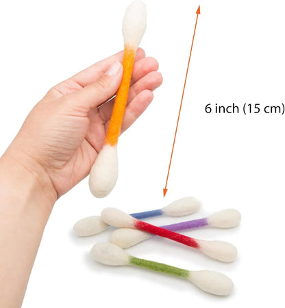 ❤️For happy, healthy, and active indoor cats🐱6 Pcs Swabs Large Size Cat Toys with Catnip