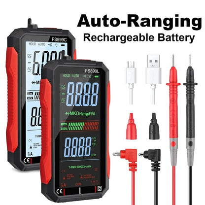 🔥Fully Automatic True RMS (TRMS) 6000 Count Digital Voltmeter
