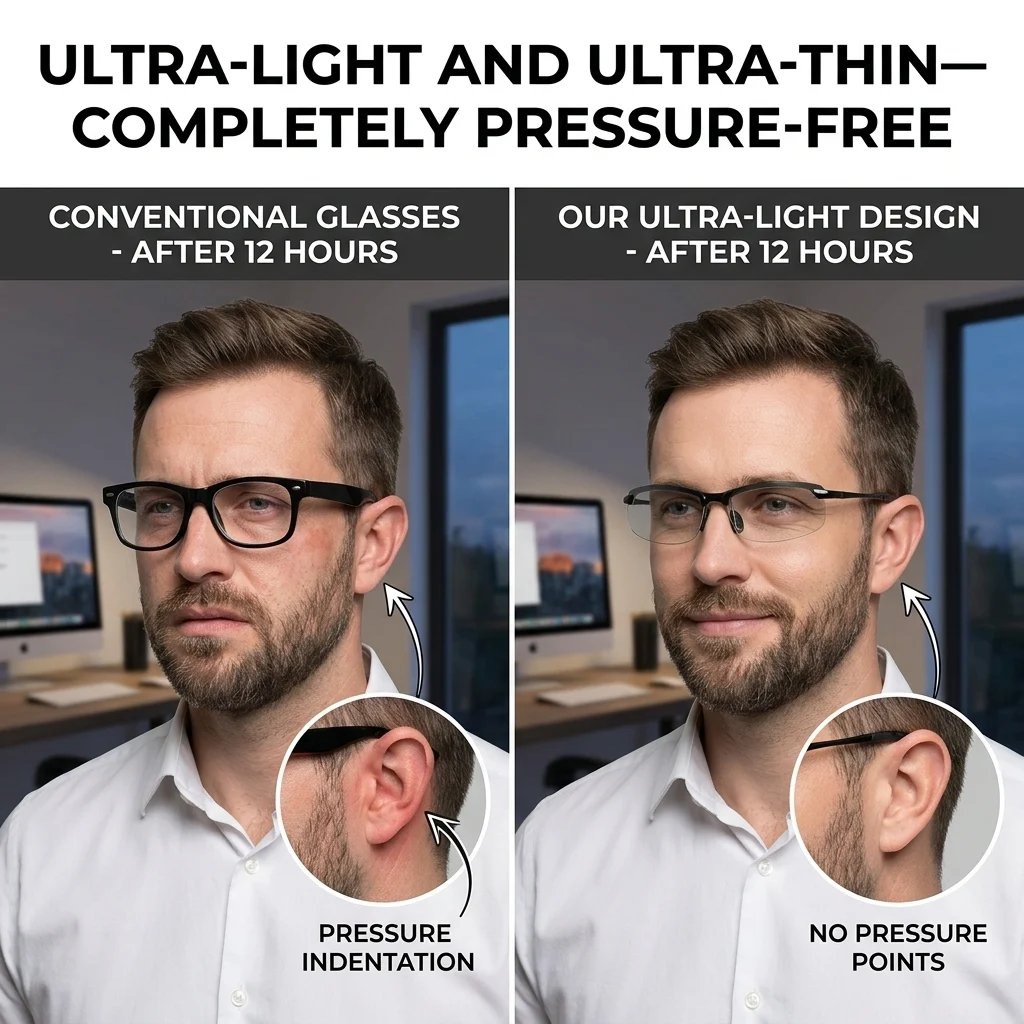 🚙🕶️Smart Vision Glasses – Anti-Glare UV Protection with Infrared Night Vision & Impact-Resistant Lenses