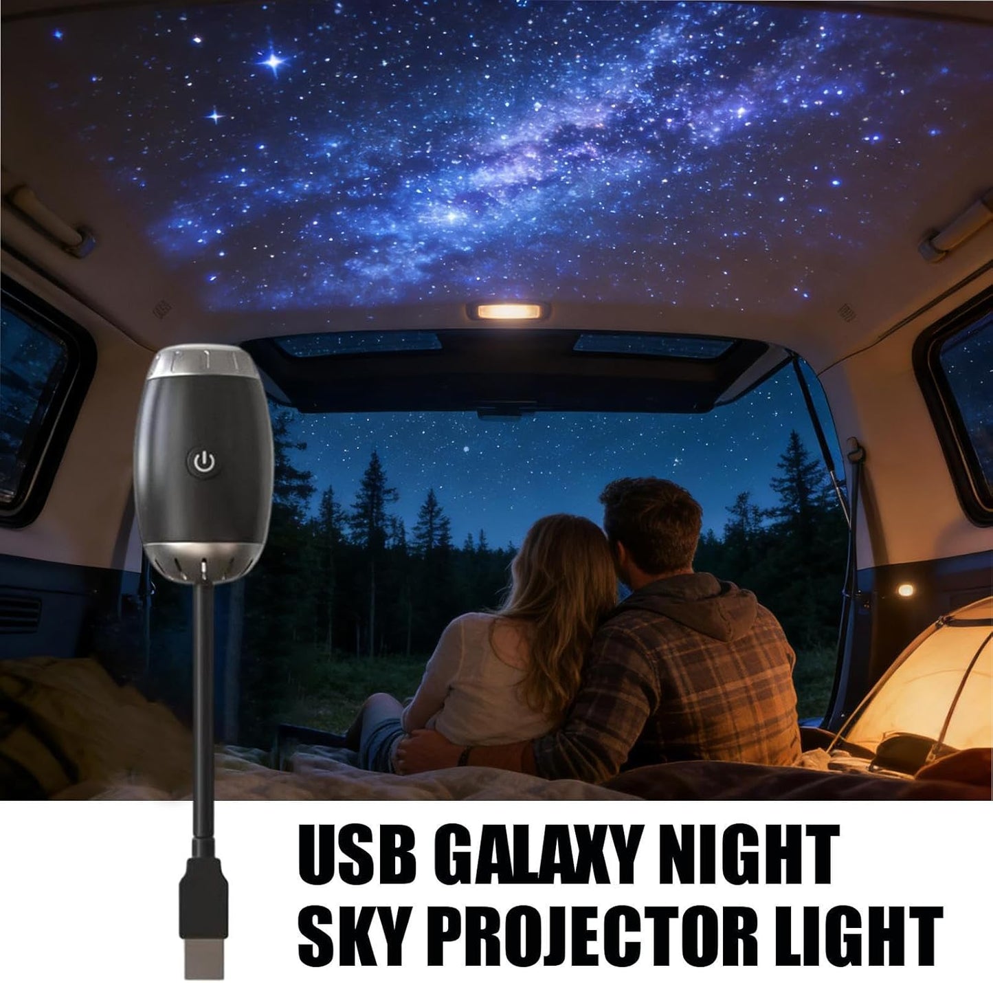 🔥Limited Time 49% Off✨USB Star Projector Light for Car and Bedroom