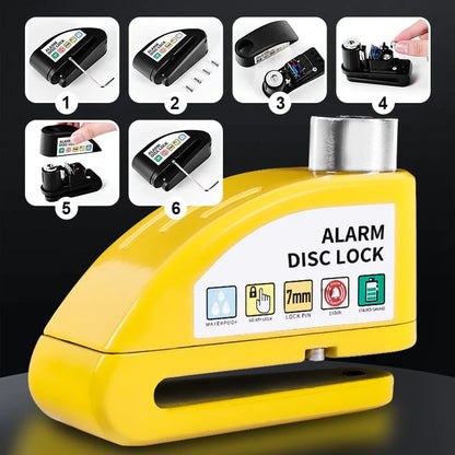 🔥Motorcycle Anti-theft Alarm Disc Lock