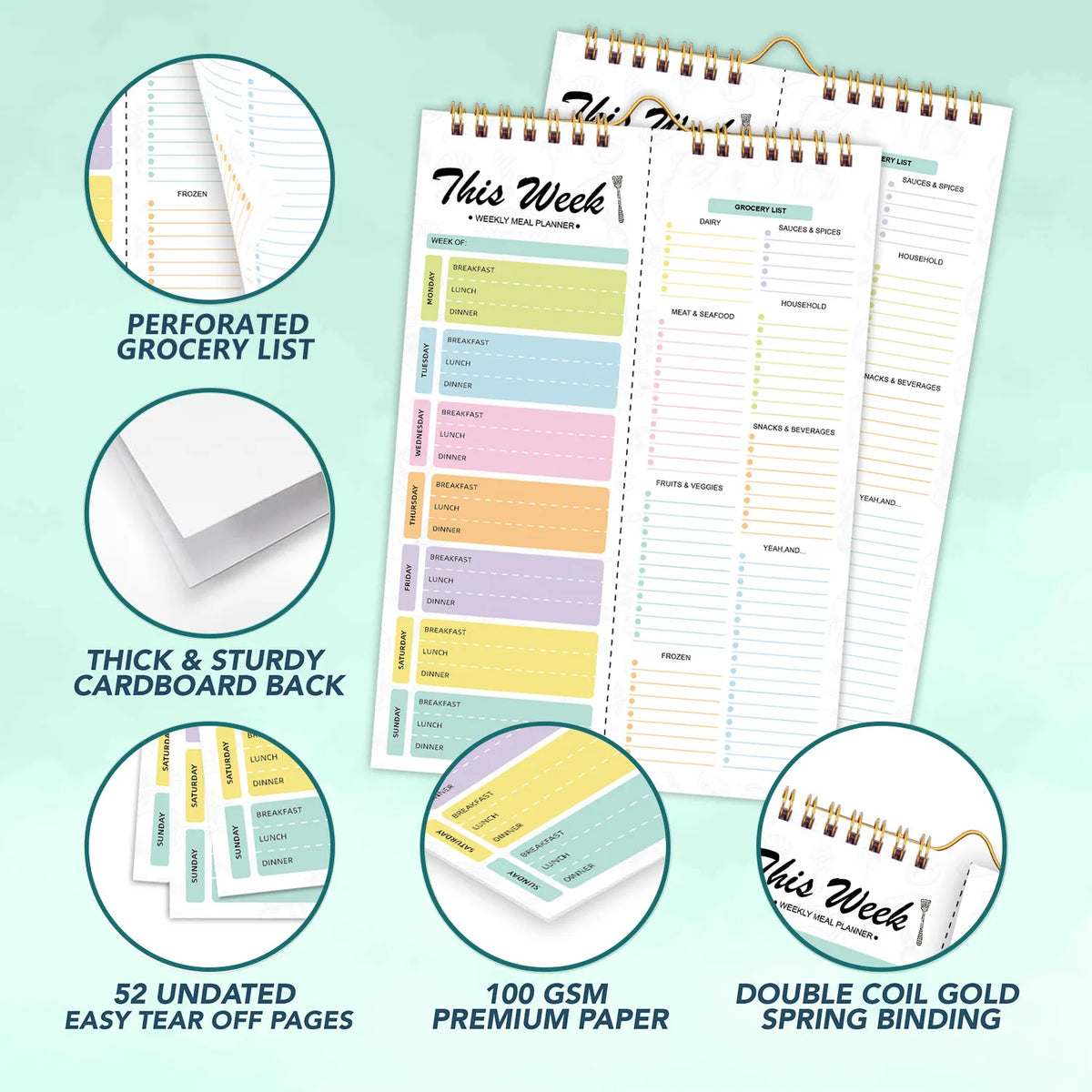 Weekly Meal Planner – Simplify Family Meals & Grocery Planning