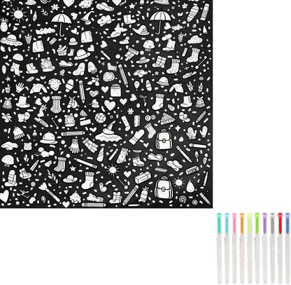 🔥2026 Best Seller🔥The Attention Rebuilder-DIY Coloring Blanket