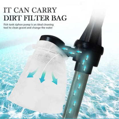 🐠 Electric Aquarium Gravel Cleaner – Battery-Powered Fish Tank Vacuum For Easier Cleaning 💧