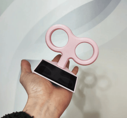 Solar-Powered Spinning Wind-Up Key Car Roof Decoration