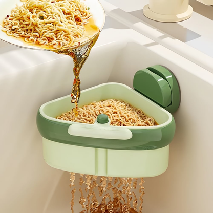 Suction Cup Sink Corner Rack