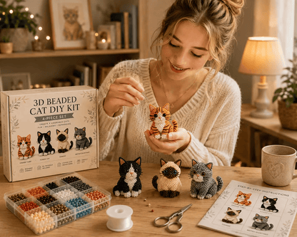 🔥3D Beaded Animal Craft Kit