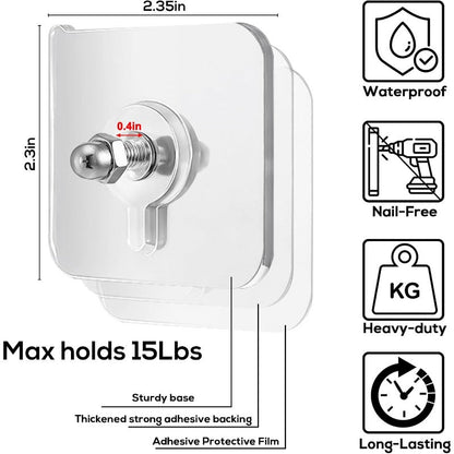 Heavy Duty Adhesive Wall Hooks