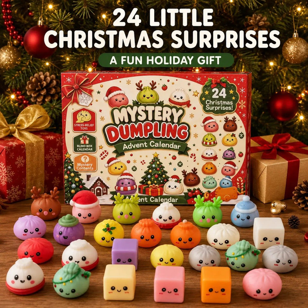 🎄✨Christmas Mini Squishies Advent Calendar 2026